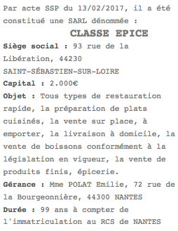 classe epice